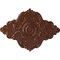 Ekena Millwork Piedmont Ceiling Medallion (Fits Canopies up to 6 1/2"), 67 1/8"W x 48 5/8"H x 1 7/8"P, Copper Penny CM67PECPS - alternate 1